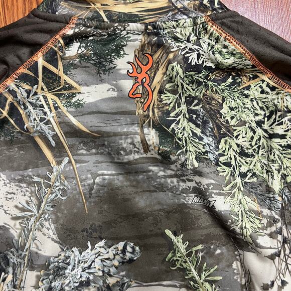 Browning Hells Canyon Base Layer Midweight BL Mock Top Size Medium NWT Camo - Picture 5 of 7